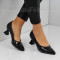 ДАМСКИ ОБУВКИ НА ТОК - 1910-0220202011 BLACK-LACI
