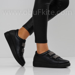 ДАМСКИ КЕЦОВЕ - 0311-301202102 BLACK-PU