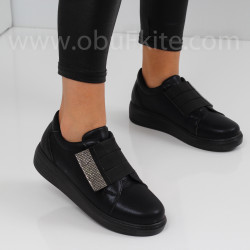 ДАМСКИ КЕЦОВЕ - 0311-398202104 BLACK-PU