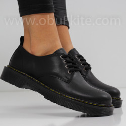 ДАМСКИ ЕЖЕДНЕВНИ ОБУВКИ - 0311-01201605 BLACK-PU