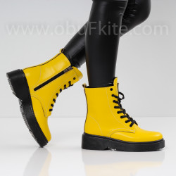 ДАМСКИ БОТИ - 22091902 YELLOW