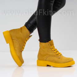 ДАМСКИ БОТИ - 22091903 YELLOW