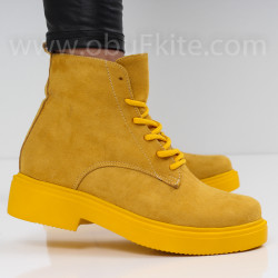 ДАМСКИ БОТИ - 22091903 YELLOW