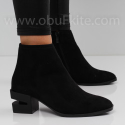 ДАМСКИ БОТИ НА ТОК - 0311-3363506202509 BLACK