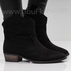 ДАМСКИ БОТИ НА ТОК - 22091906 BLACK