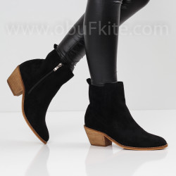 ДАМСКИ БОТИ НА ТОК - 22091907 BLACK