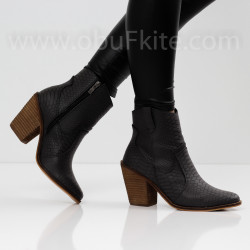 ДАМСКИ БОТИ НА ТОК - 22091908 BLACK