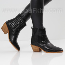ДАМСКИ БОТИ НА ТОК - 22091909 BLACK