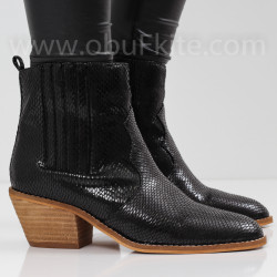 ДАМСКИ БОТИ НА ТОК - 22091909 BLACK