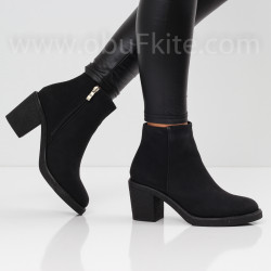 ДАМСКИ БОТИ НА ТОК - 22091911 BLACK