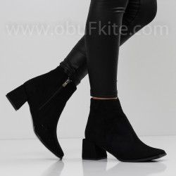 ДАМСКИ БОТИ НА ТОК - 0311-8010202513 BLACK
