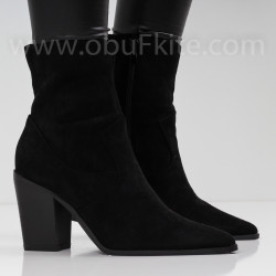 ДАМСКИ БОТИ НА ТОК - 22091913 BLACK