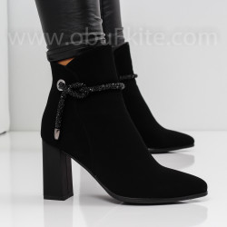 ДАМСКИ БОТИ НА ТОК - 23091912 BLACK