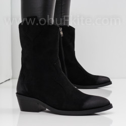ДАМСКИ БОТИ НА ТОК - 23091918 BLACK