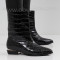 ДАМСКИ БОТИ - 1910-0460202522 BLACK-KROKO