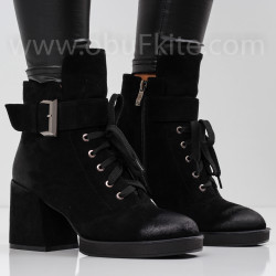 ДАМСКИ БОТИ НА ТОК - 23091919 BLACK