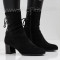 ДАМСКИ БОТИ НА ТОК - 23091921 BLACK