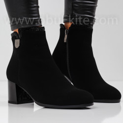 ДАМСКИ БОТИ НА ТОК - 23091923 BLACK