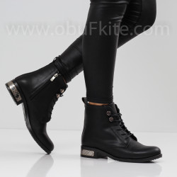 ДАМСКИ БОТИ - 1910-1620202064 BLACK-PU