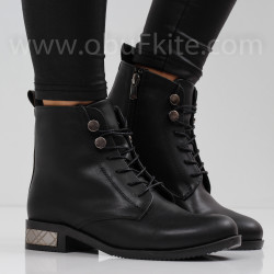 ДАМСКИ БОТИ - 1910-1620202064 BLACK-PU