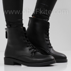 ДАМСКИ БОТИ - 0411-19202011 BLACK-PU