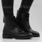 ДАМСКИ БОТИ - 0411-19202011 BLACK-PU
