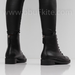 ДАМСКИ БОТИ - 0411-19202011 BLACK-PU