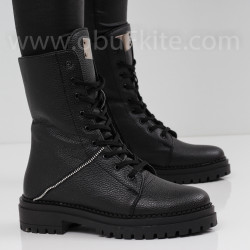 ДАМСКИ БОТИ - 1910-505202565 BLACK-PU