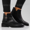 ДАМСКИ БОТИ - 0411-0520202612 BLACK-PU