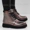 ДАМСКИ БОТИ - 1910-14000202262 BLACK-PLATIN-PU