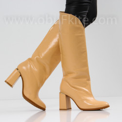 ДАМСКИ БОТУШИ - 1910-4550202876 BEIGE-LACI