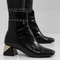 ДАМСКИ БОТИ НА ТОК - 1910-01140202649 BLACK-LACI