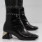 ДАМСКИ БОТИ НА ТОК - 1910-01140202649 BLACK-LACI