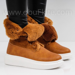 ДАМСКИ БОТИ - 04101908 CAMEL