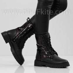 ДАМСКИ БОТИ - 1311-500202302 BLACK