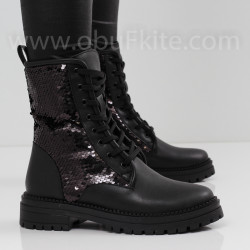 ДАМСКИ БОТИ - 1311-500202302 BLACK