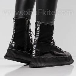 ДАМСКИ БОТИ - 22091901 BLACK/BLACK