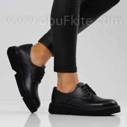 ДАМСКИ ЕЖЕДНЕВНИ ОБУВКИ - 1311-1003202103 BLACK-PU