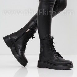 ДАМСКИ БОТИ - 1910-3050202172 BLACK-PU