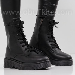 ДАМСКИ БОТИ - 1910-3050202172 BLACK-PU