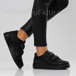 ДАМСКИ КЕЦОВЕ - 0311-304202103 BLACK-PU