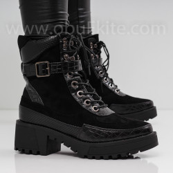 ДАМСКИ БОТИ - 04101912 BLACK