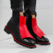 ДАМСКИ БОТИ - 1711-211203301 BLACK-RED