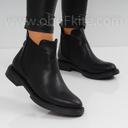 ДАМСКИ БОТИ - 11101902 BLACK-PU