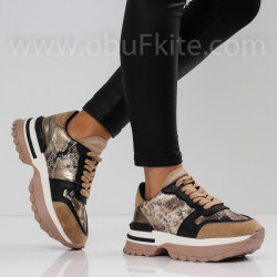ДАМСКИ МАРАТОНКИ-0112-12850203303 BEIGE