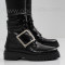 ДАМСКИ БОТИ - 1112-6200202703 BLACK-LACI