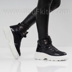 ДАМСКИ БОТИ - 12101903 BLACK