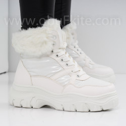 ДАМСКИ БОТИ - 12101904 WHITE
