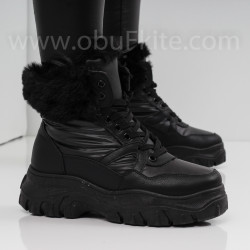ДАМСКИ БОТИ - 12101904 BLACK