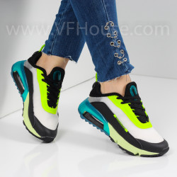 ДАМСКИ МАРАТОНКИ - 0301-221212801 BLACK-GREEN